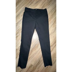 black curvy skinny pants